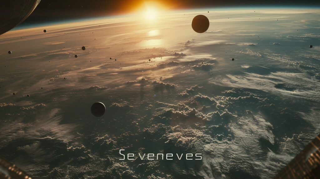 "Seveneves" a novel by A Neal Stephenson, Science Fiction and Cyberpunk author